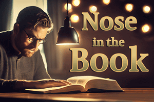 Nose in the Book